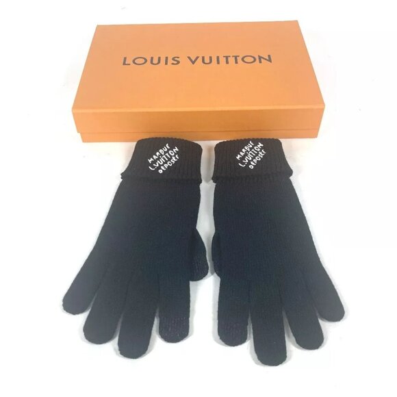 LOUIS VUITTON M7824I Gloves - Damier Heritage glove logo gloves Unused - Picture 1 of 14